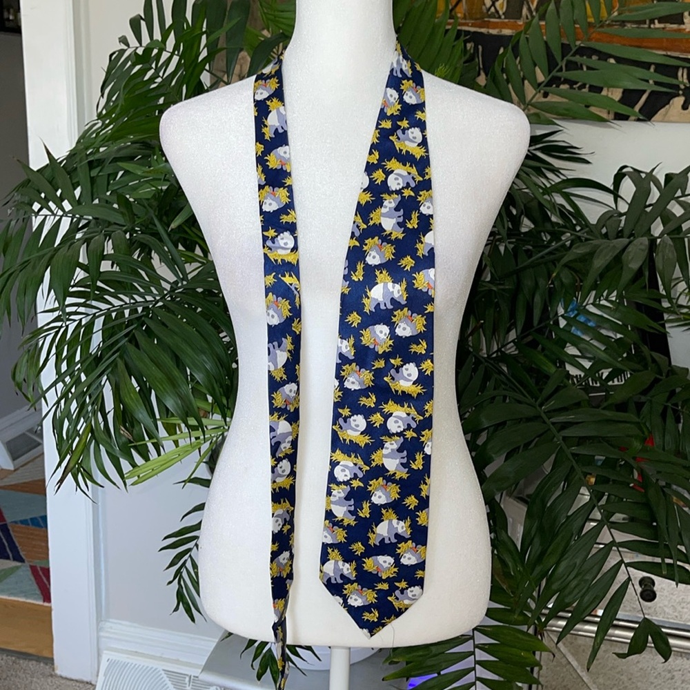 Hugo Boss Panda Bear Silk Tie